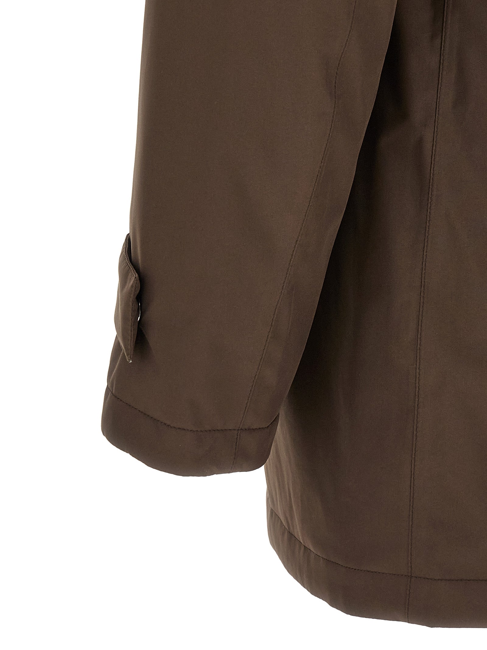 Herno Brauner Parka aus Polyester