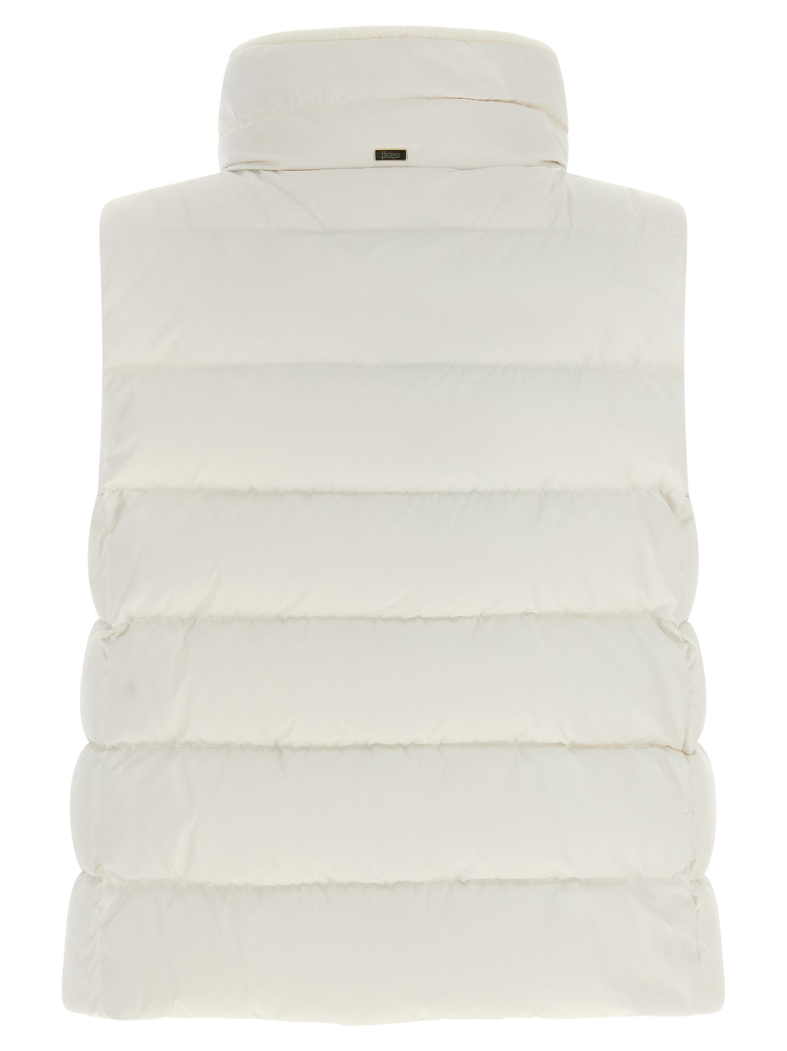Herno Weiße ärmellose Polyester-Jacke