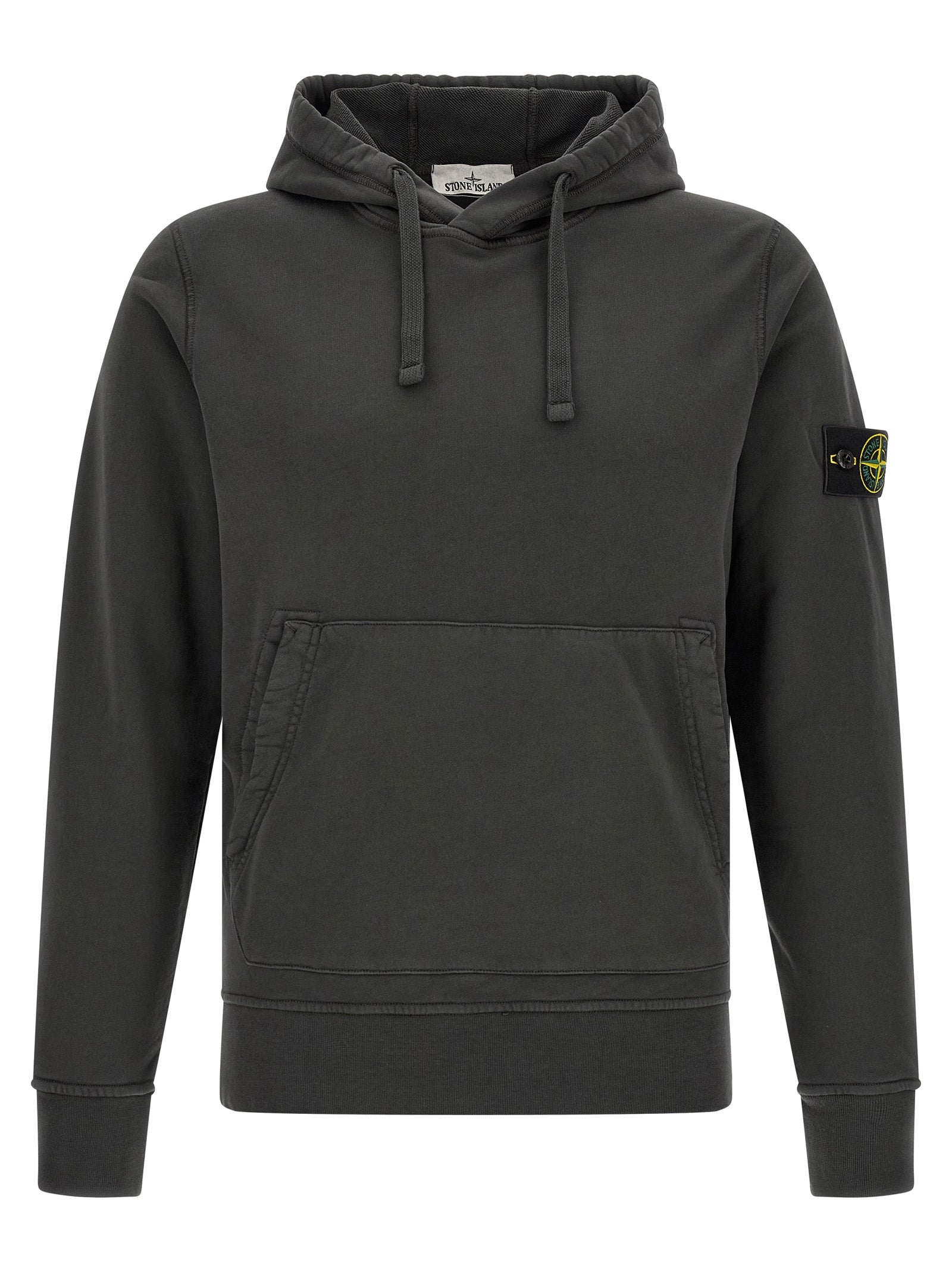 Stone Island Grauer Baumwollpullover