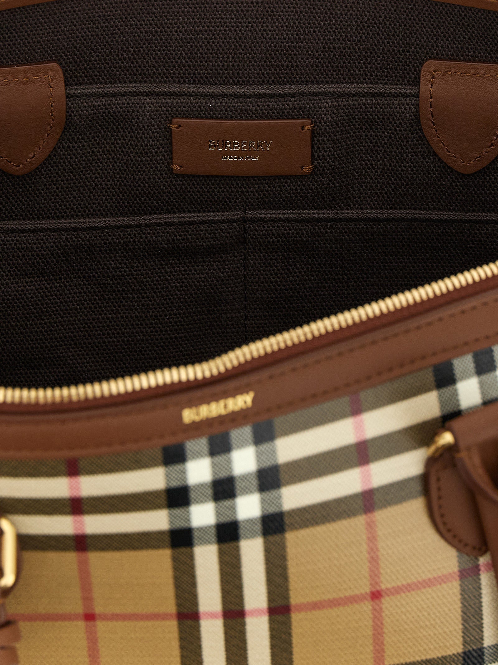 Burberry Beige Baumwolltasche