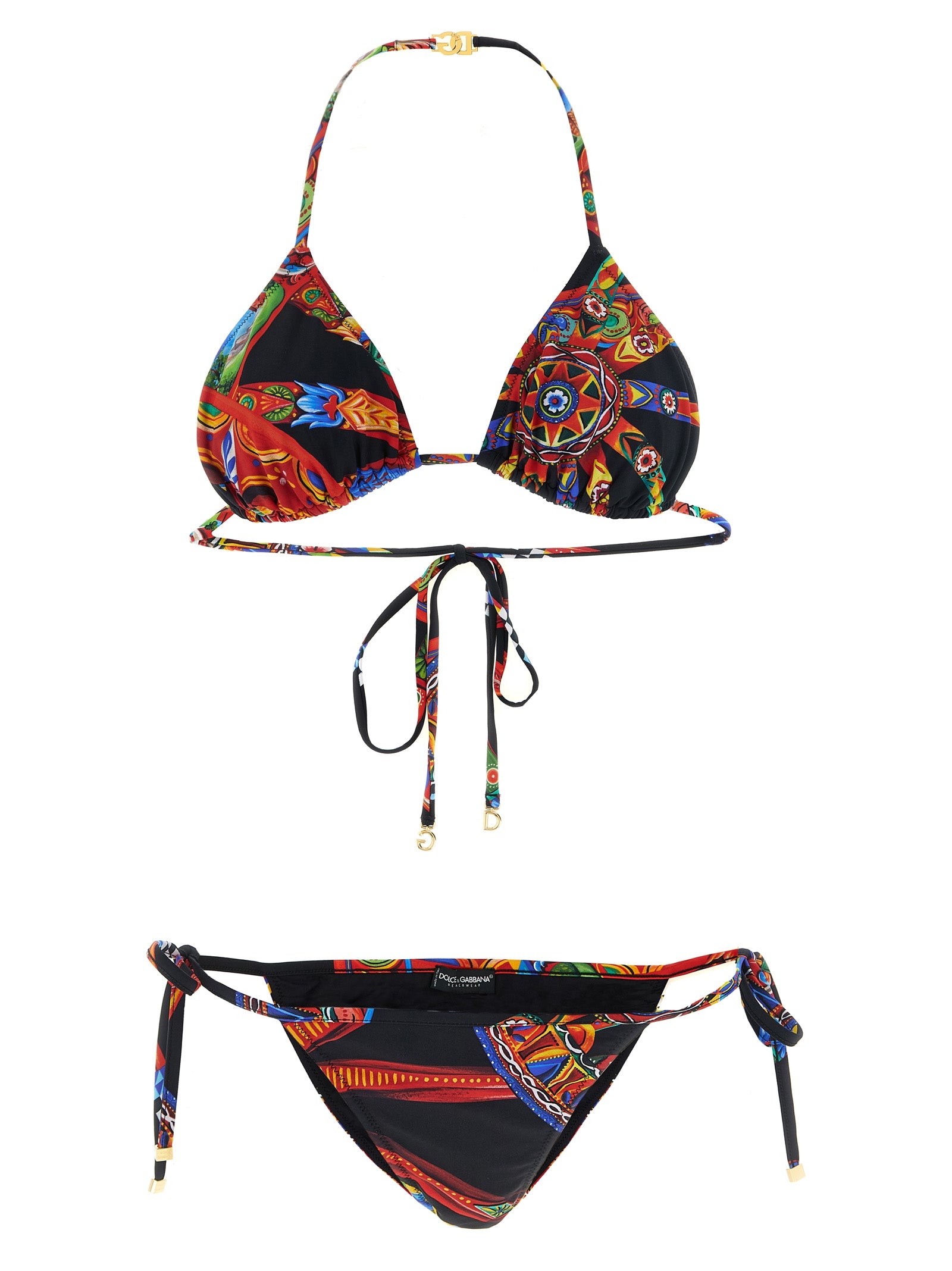 Dolce & Gabbana Mehrfarbiger Bikini aus Polyamid