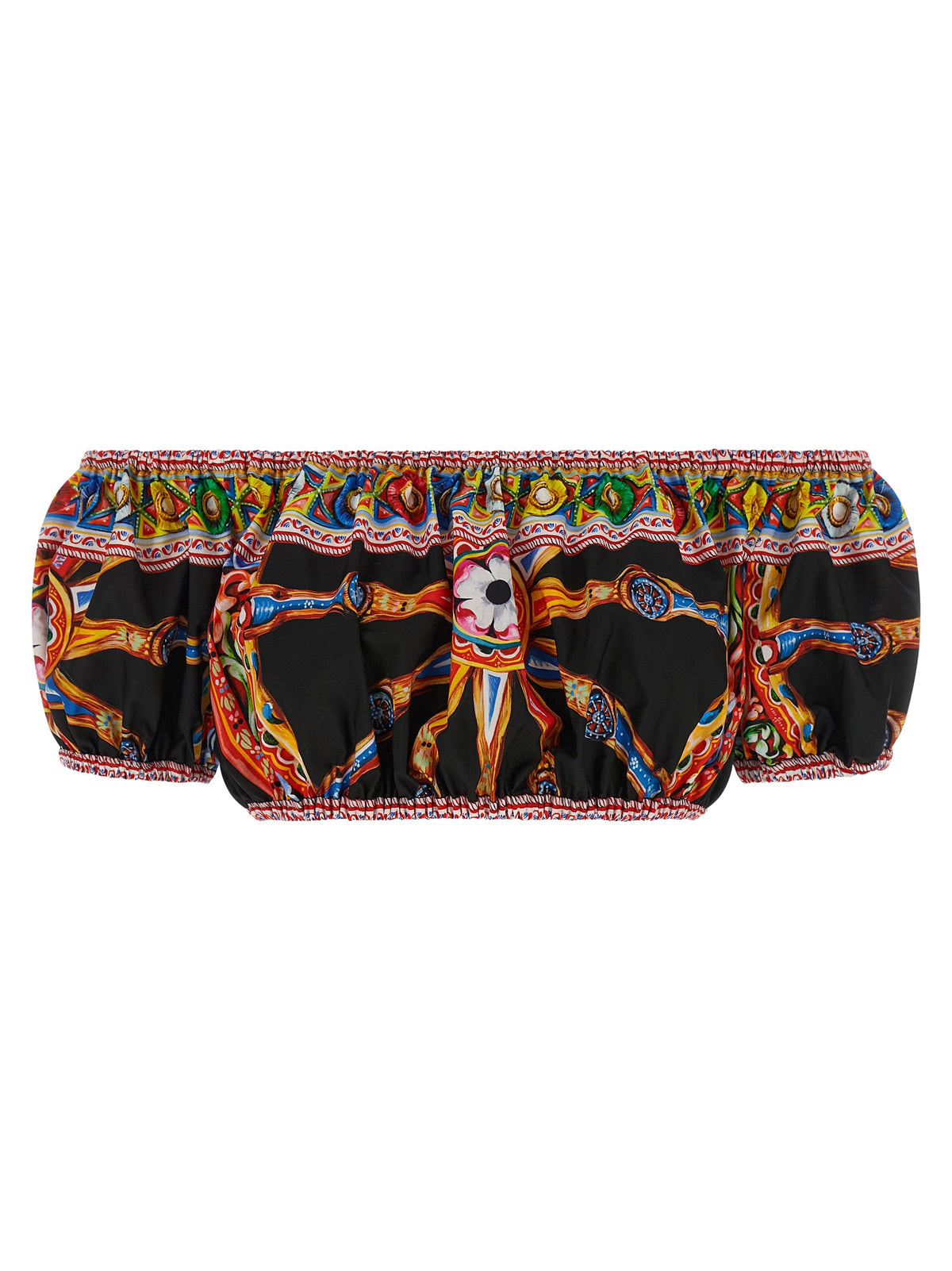 Dolce & Gabbana Mehrfarbiges Hemd aus Baumwolle mit Muster