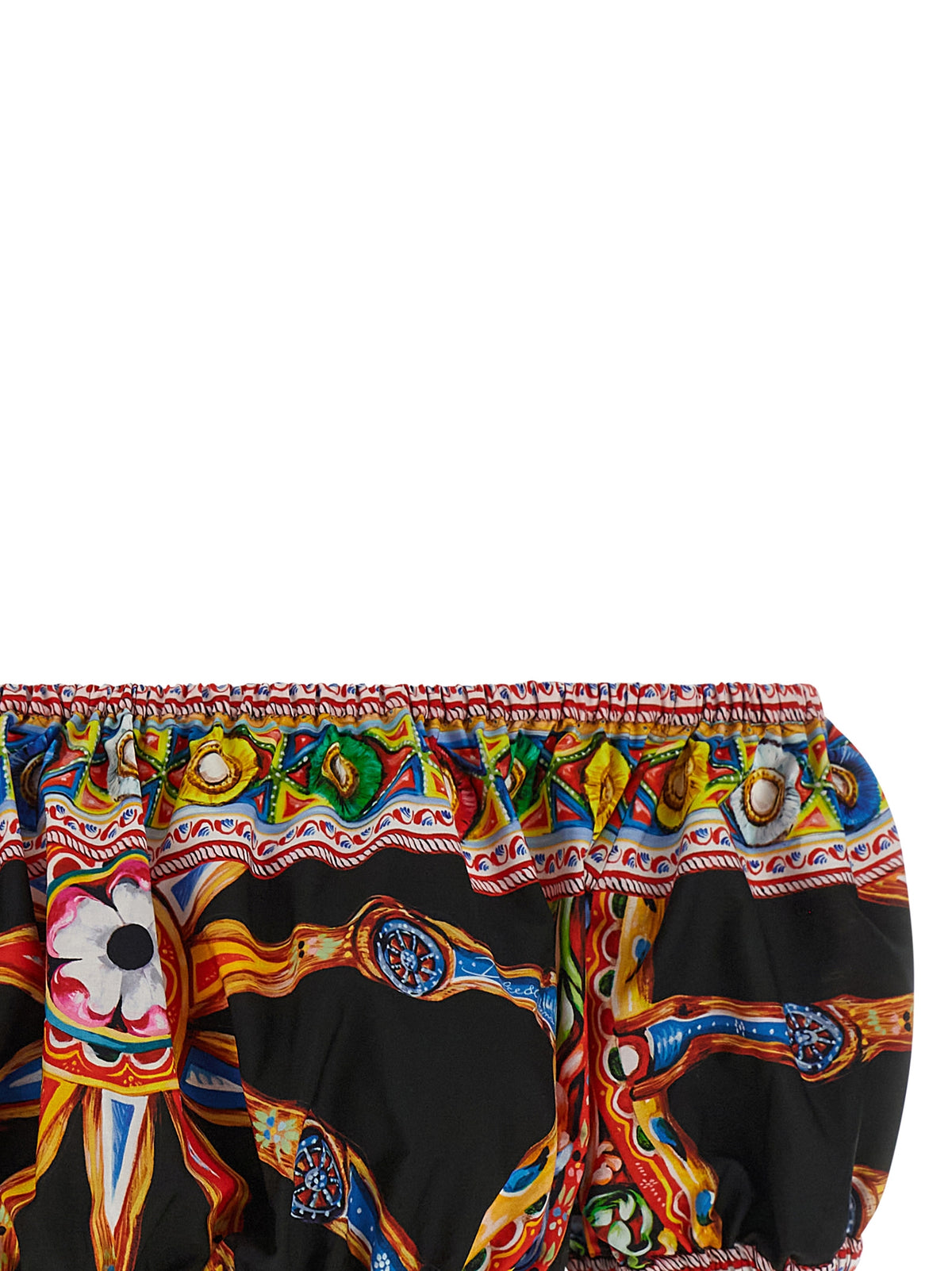 Dolce & Gabbana Mehrfarbiges Hemd aus Baumwolle mit Muster