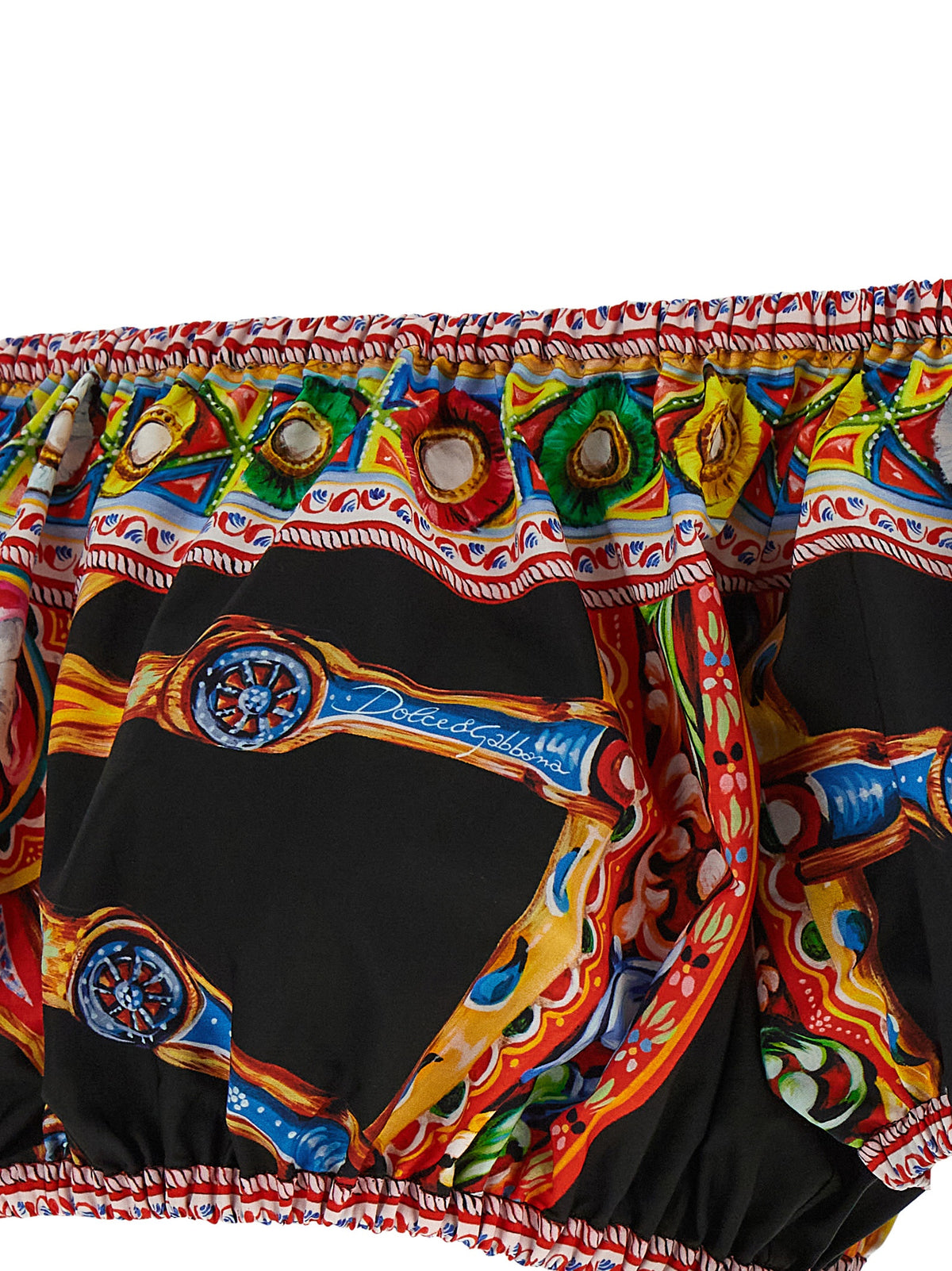 Dolce & Gabbana Mehrfarbiges Hemd aus Baumwolle mit Muster