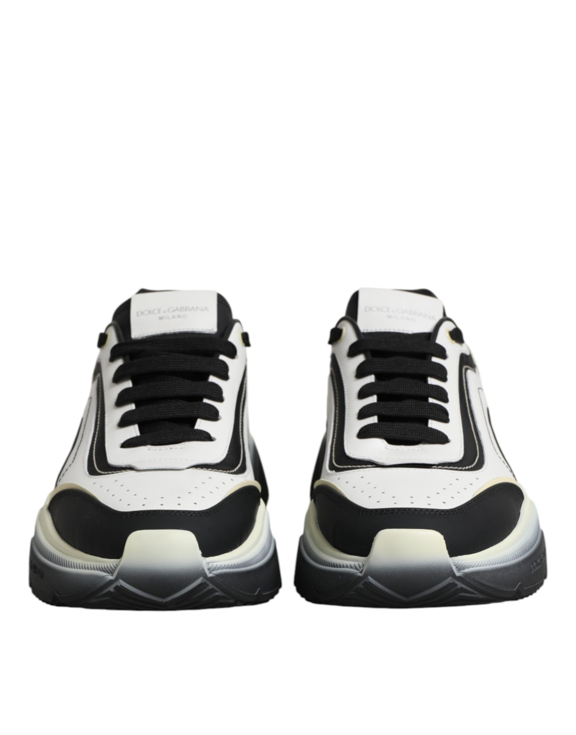Dolce & Gabbana Daymaster Two-Tone Sneaker in Weiß und Schwarz