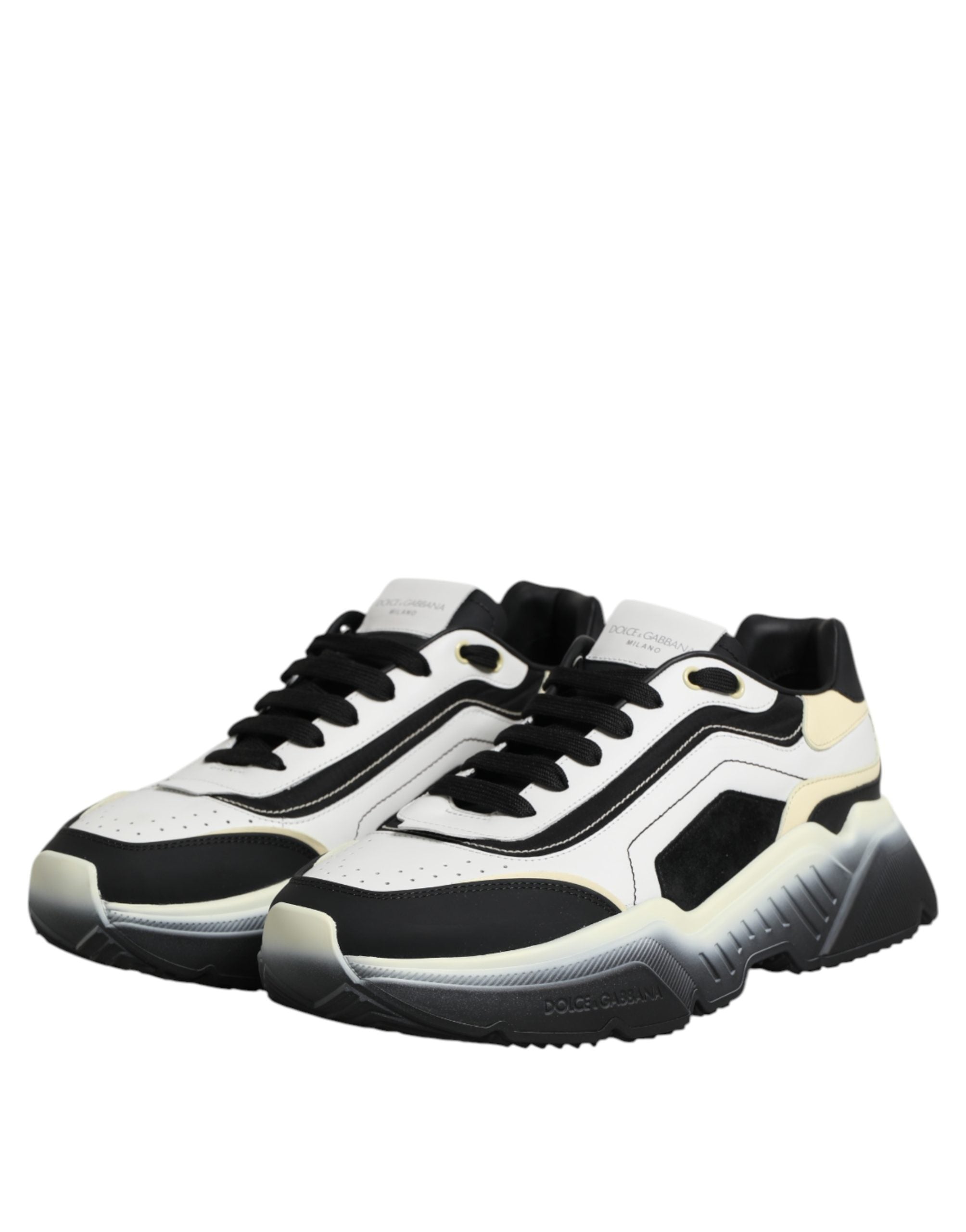 Dolce & Gabbana Daymaster Two-Tone Sneaker in Weiß und Schwarz