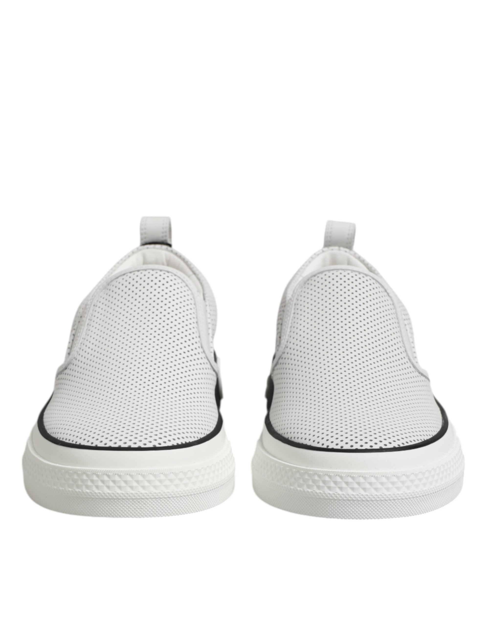 Dolce & Gabbana Weiße perforierte Custom 2.Zero Sneaker