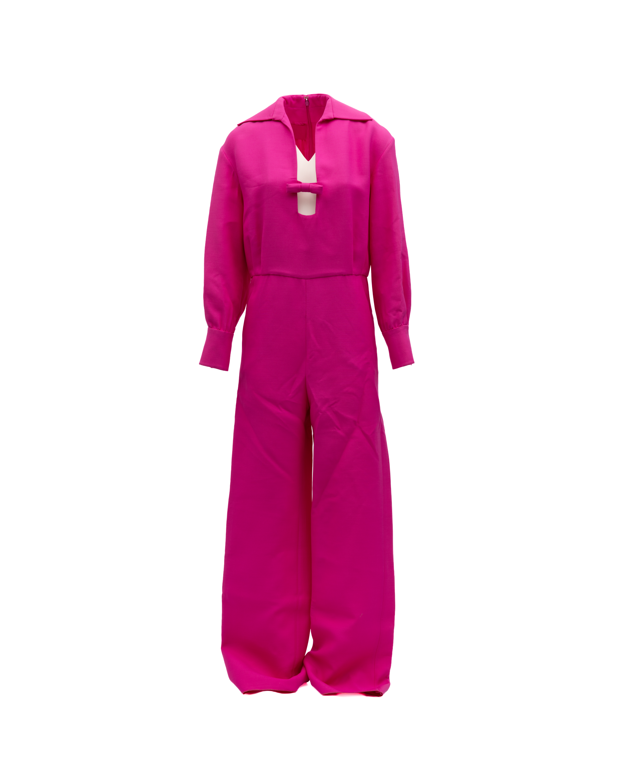 Valentino Garavani Pinker Jumpsuit mit weitem Bein