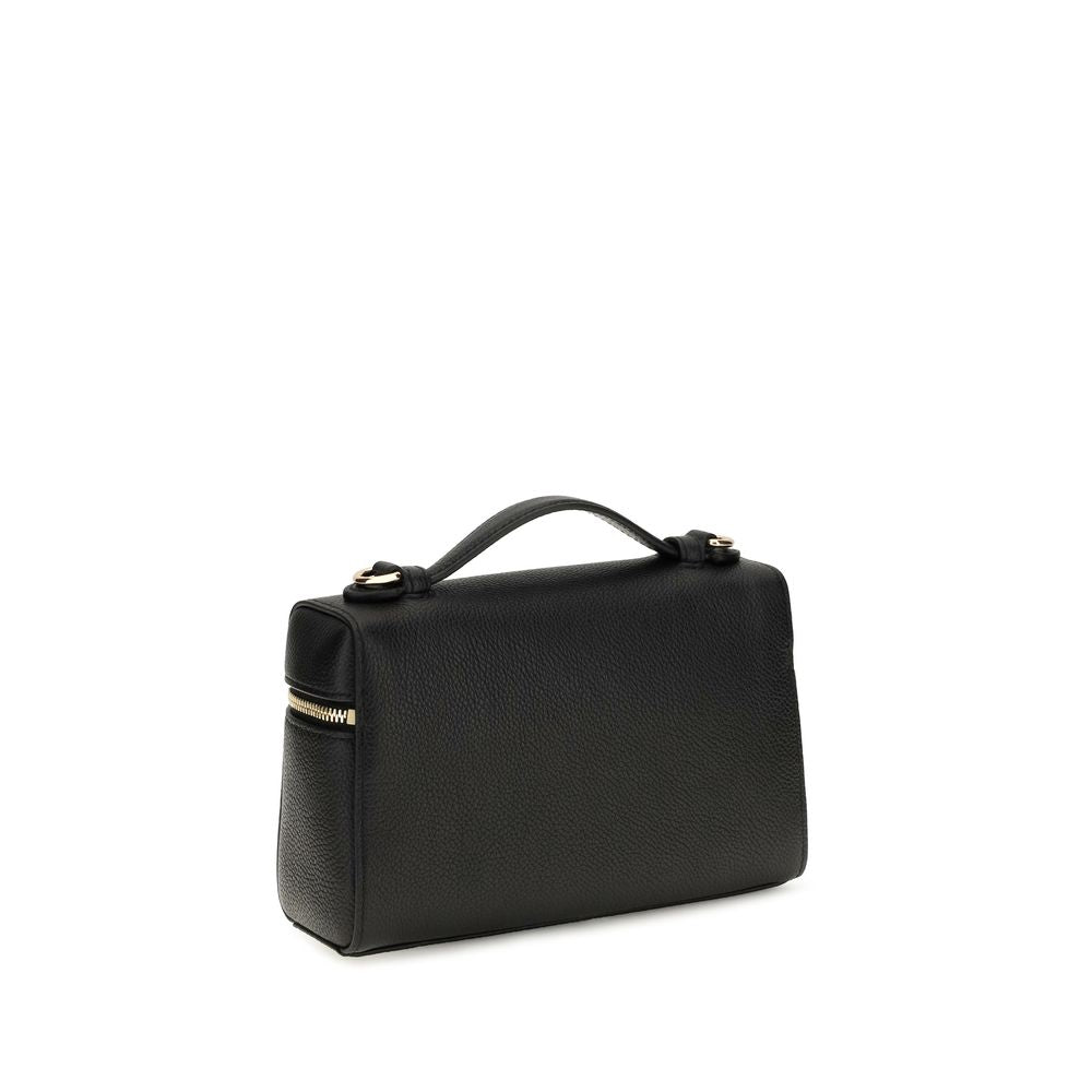 Tory Burch Schwarze Kalbsleder Bos Taurus Handtasche