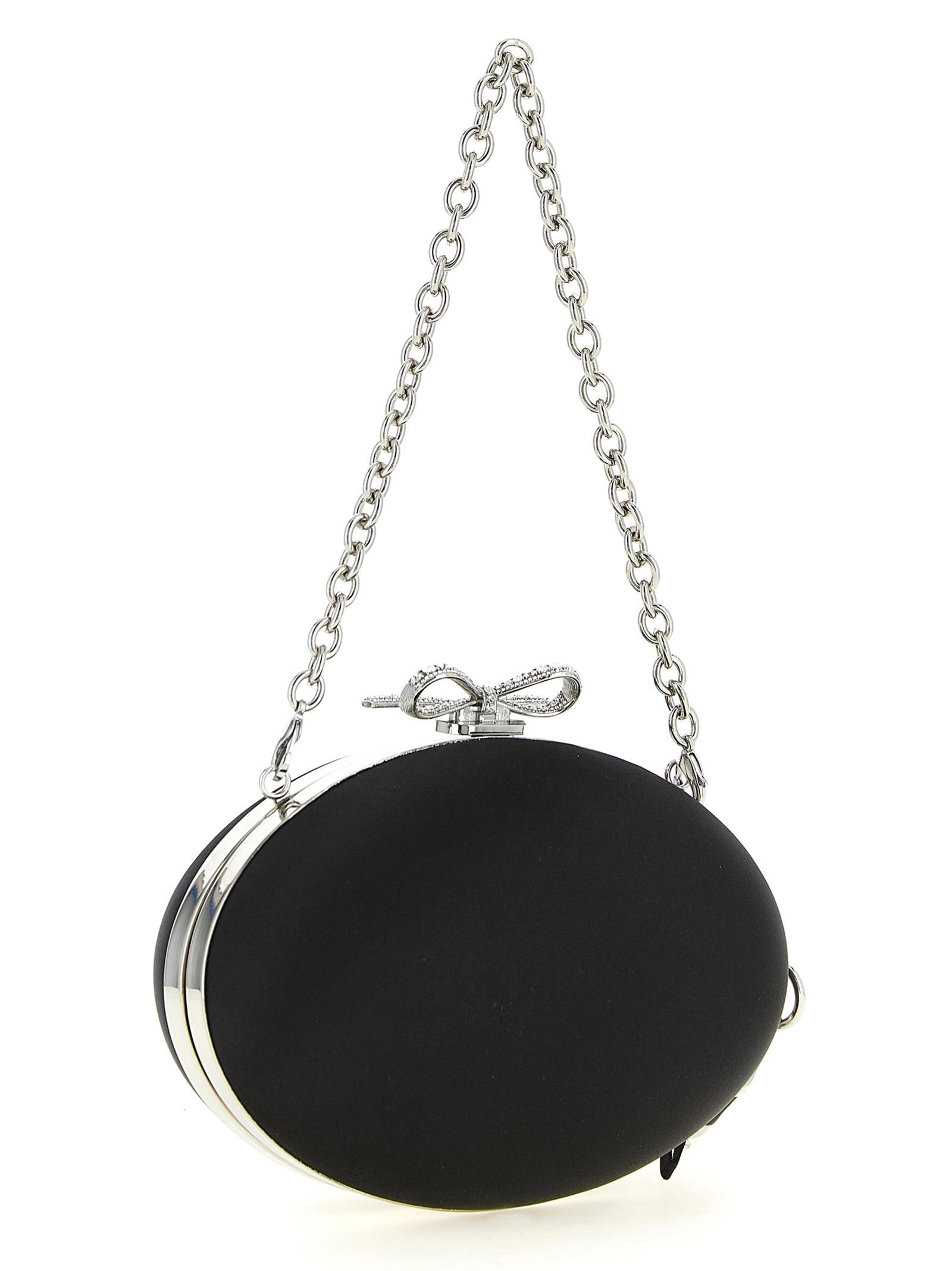 Self-Portrait Schwarze Clutch aus Polyester