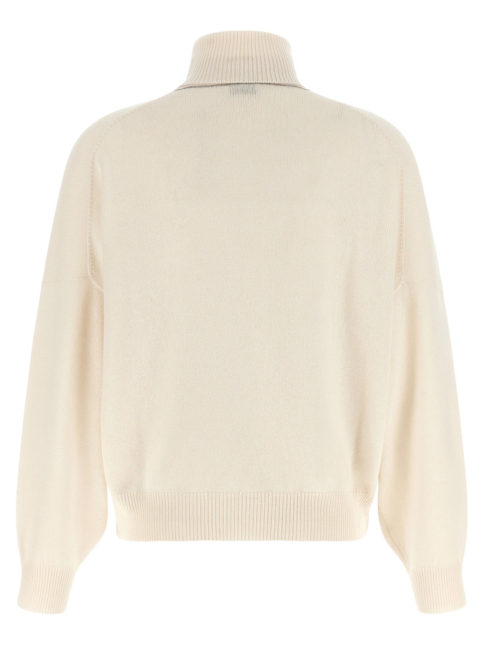 Brunello Cucinelli Weicher Kaschmir-Cardigan in Weiß