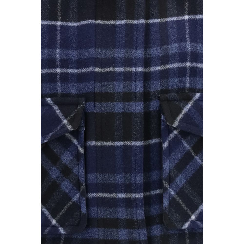 PINKO Blaue Wolljacke Oves Aries
