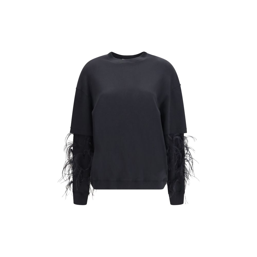 Darkpark Schwarzer Baumwoll-Sweatshirt
