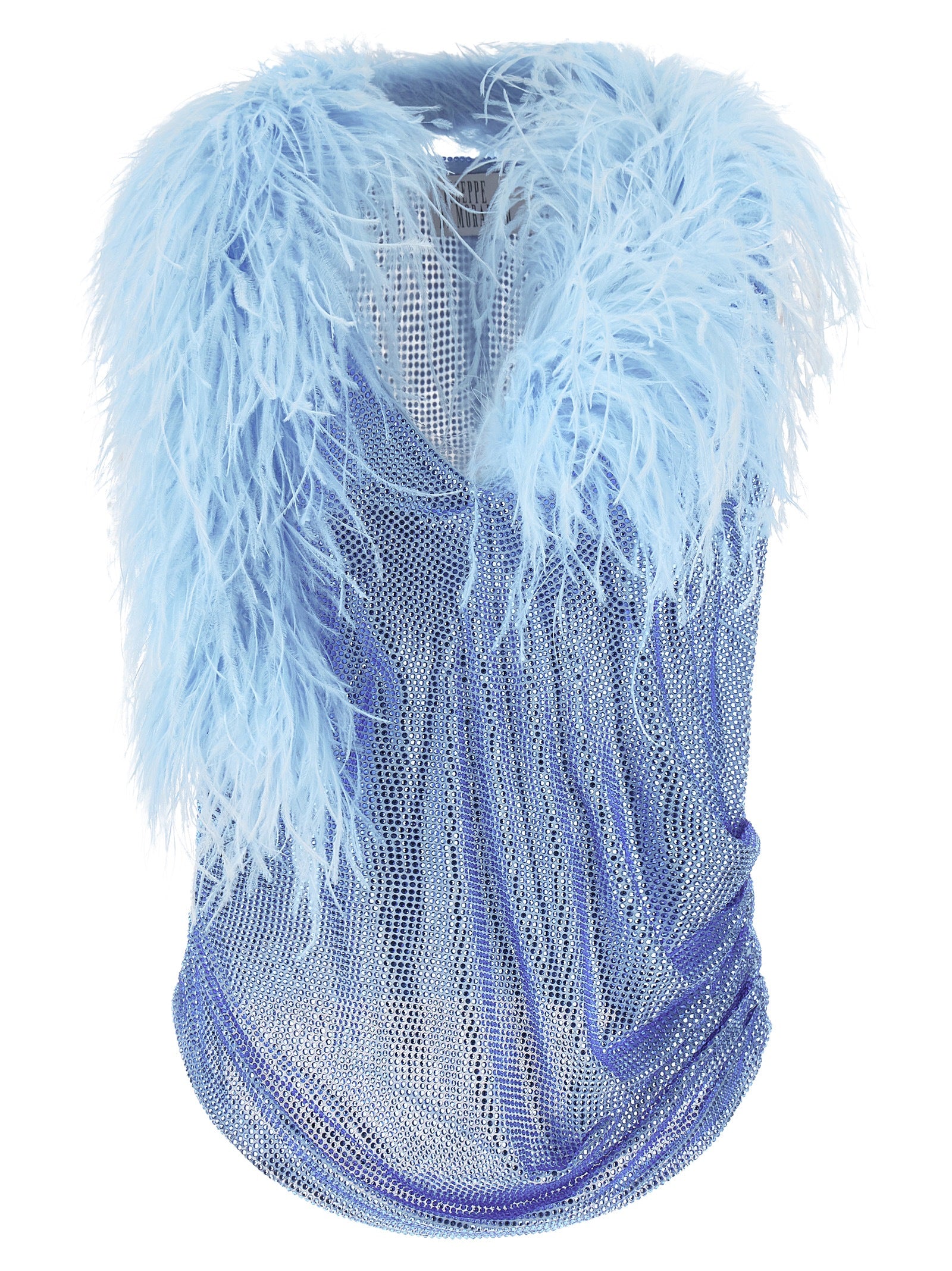 Giuseppe Di Morabito Blaue Polyamid-Tanktops