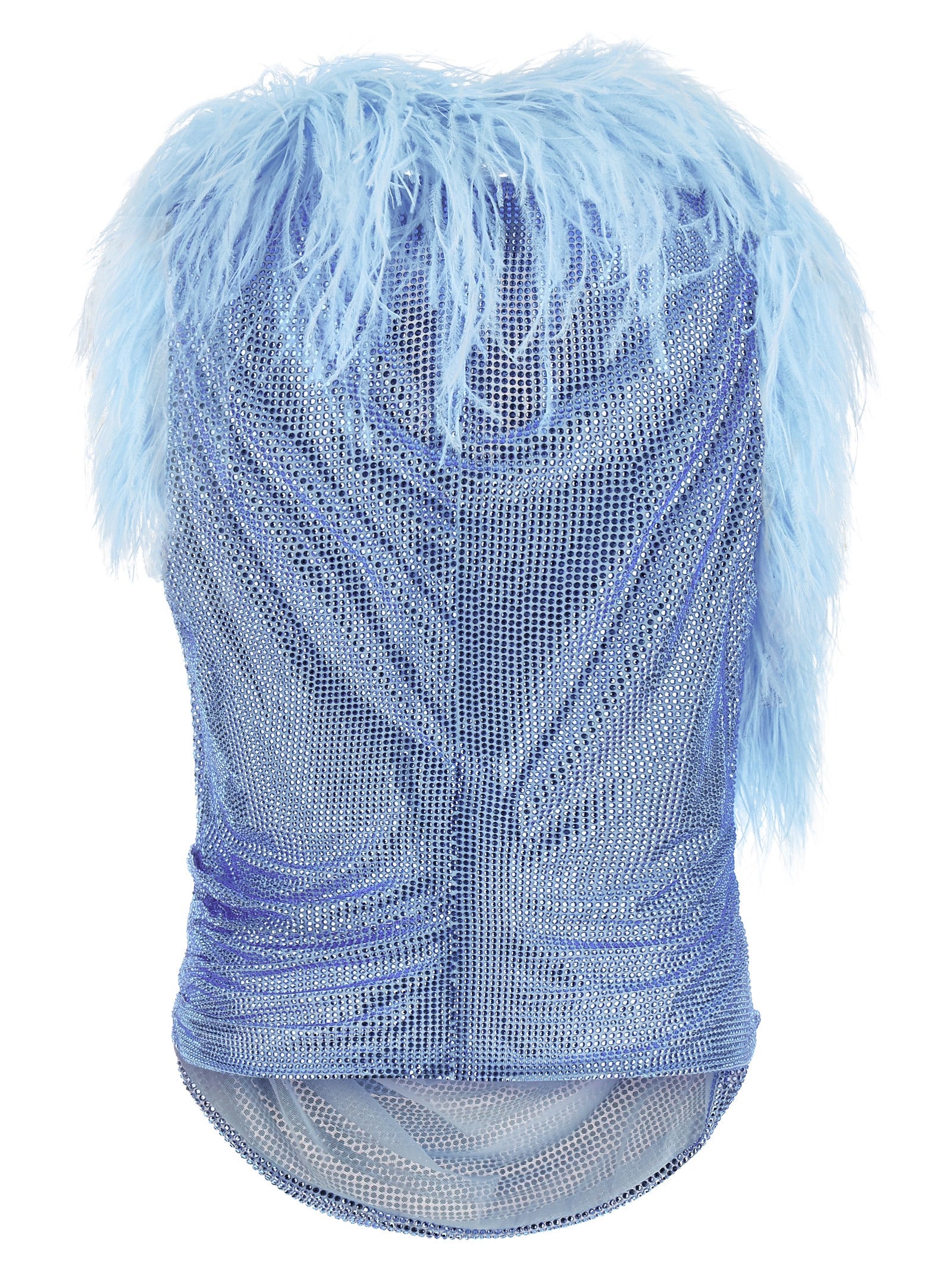 Giuseppe Di Morabito Blaue Polyamid-Tanktops