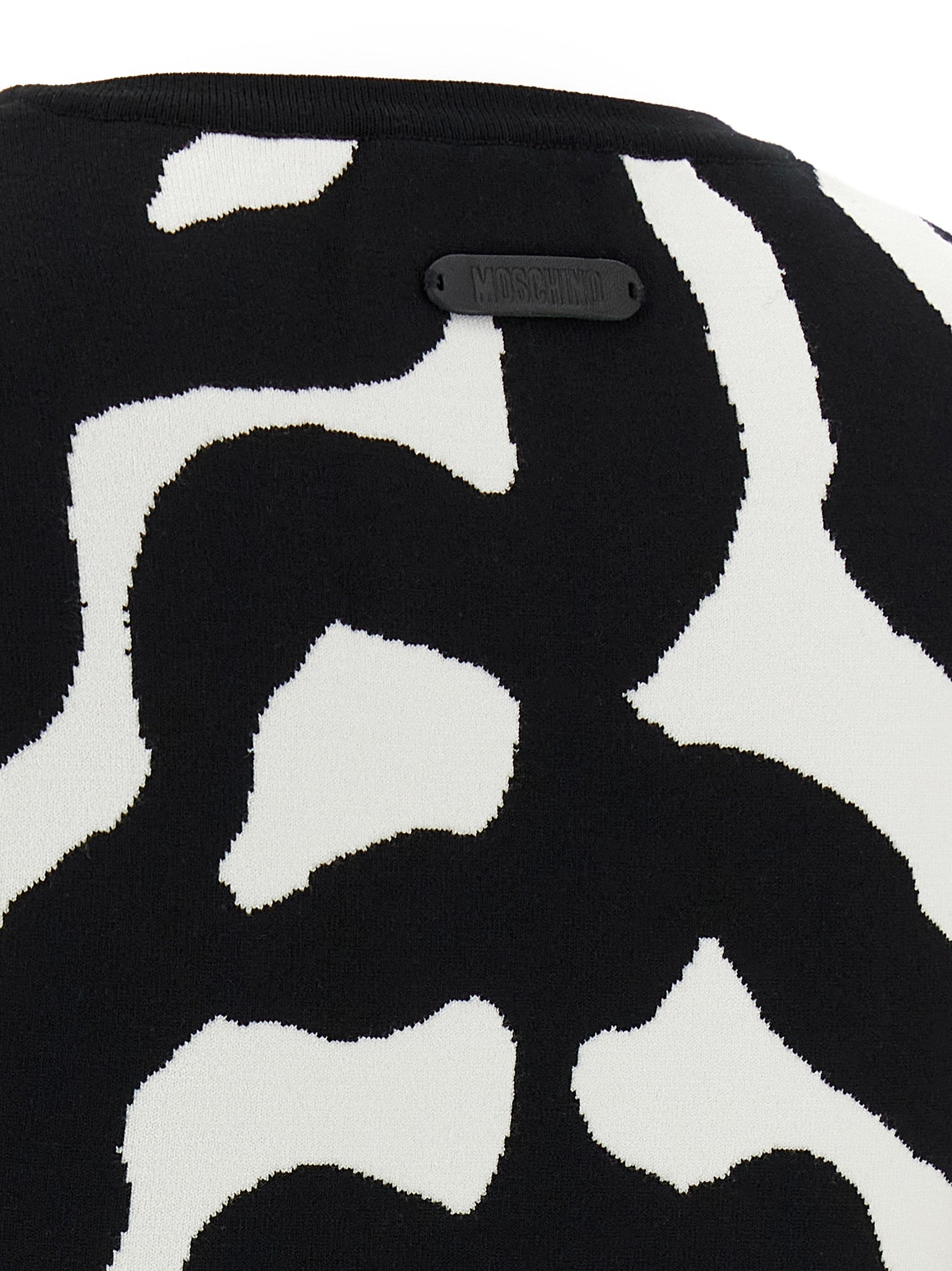 Moschino Schwarzer Cardigan aus Viskose