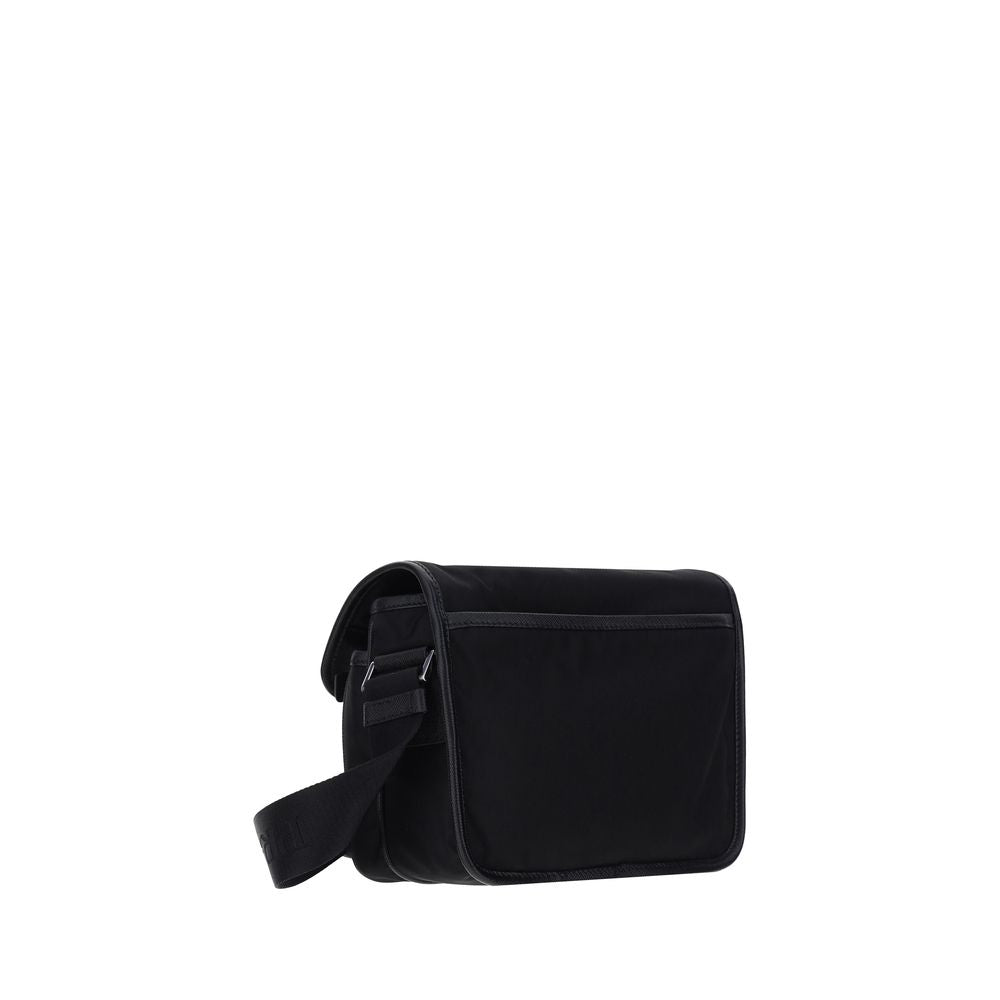 Prada Schwarze Schultertasche aus Polyamid