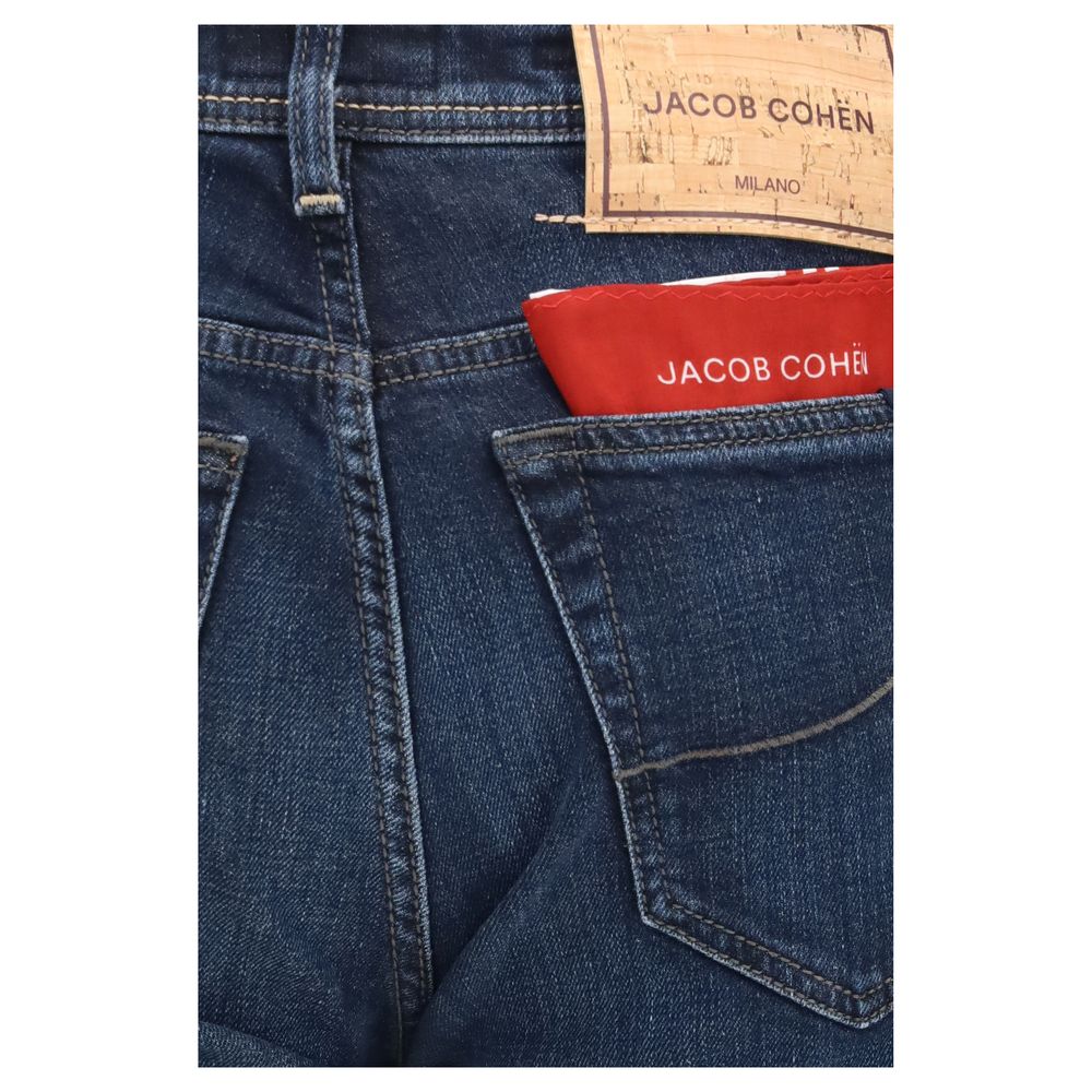 Jacob Cohen Blaue Jeans aus Baumwolle, Tapered Fit