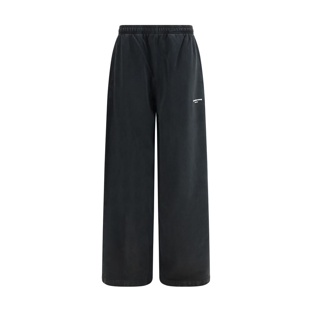 Alexander Wang Schwarze Baumwoll-Freizeithose