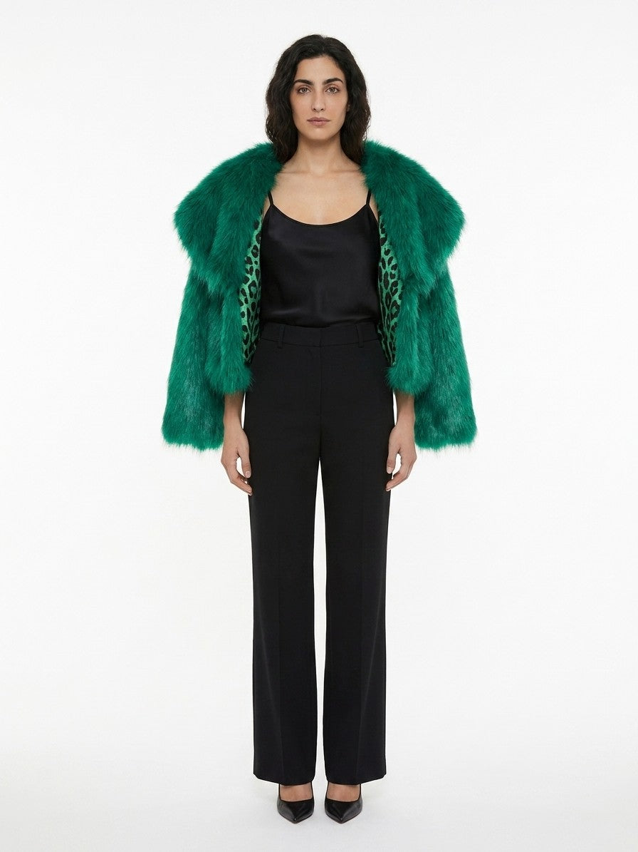 Dolce & Gabbana Grüner MicroModal Mantel