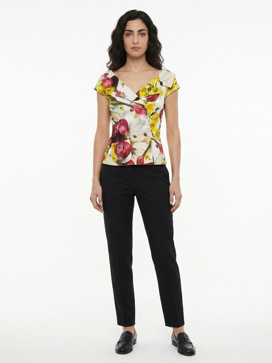 Dolce & Gabbana Mehrfarbiges Hemd aus Baumwolle mit Muster