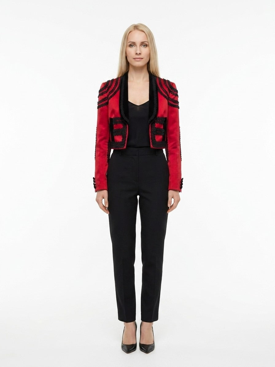 Dolce & Gabbana Zweifarbiger Baumwollmantel
