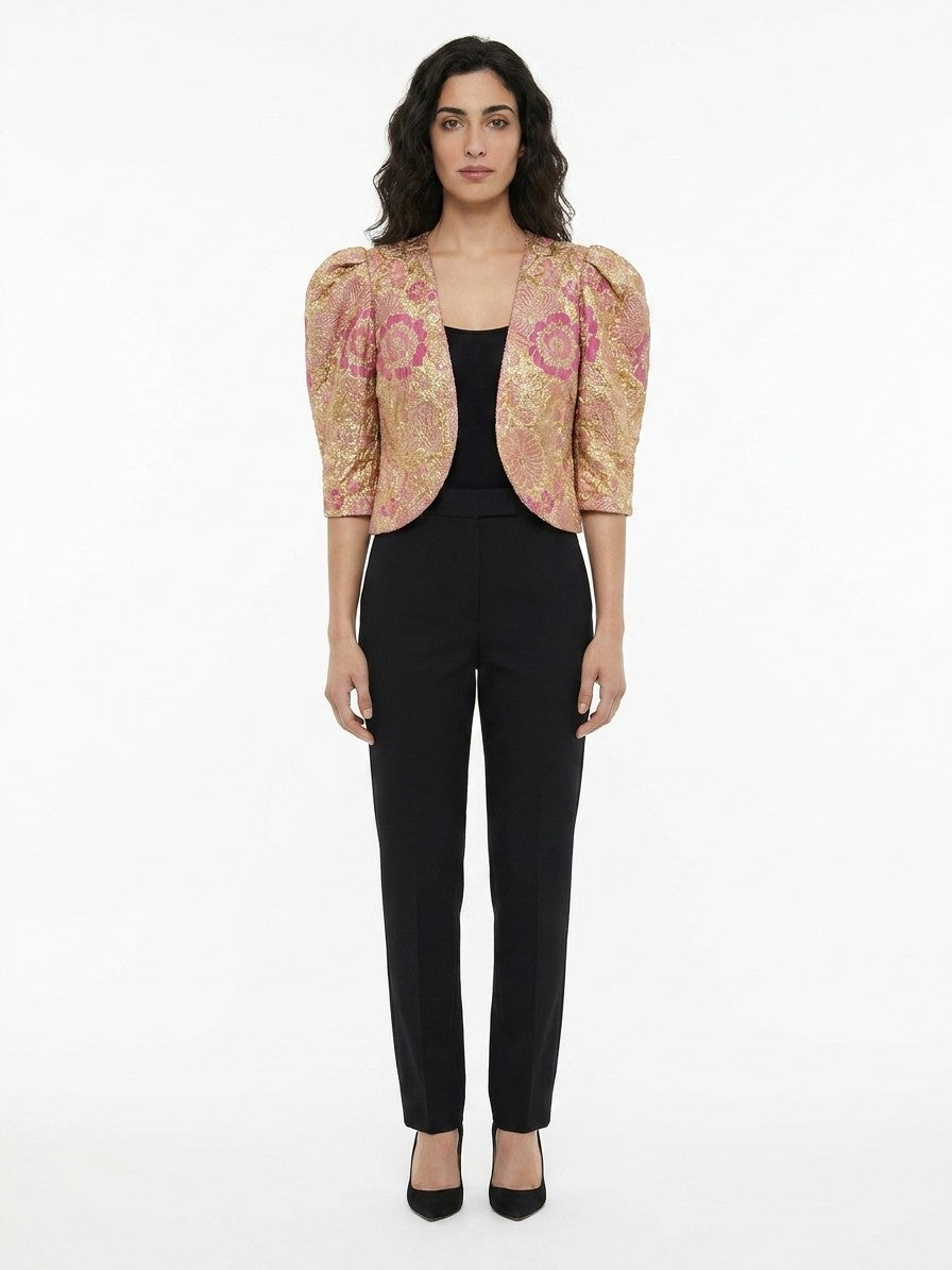Dolce & Gabbana Mehrfarbiger Blazer aus Acetat
