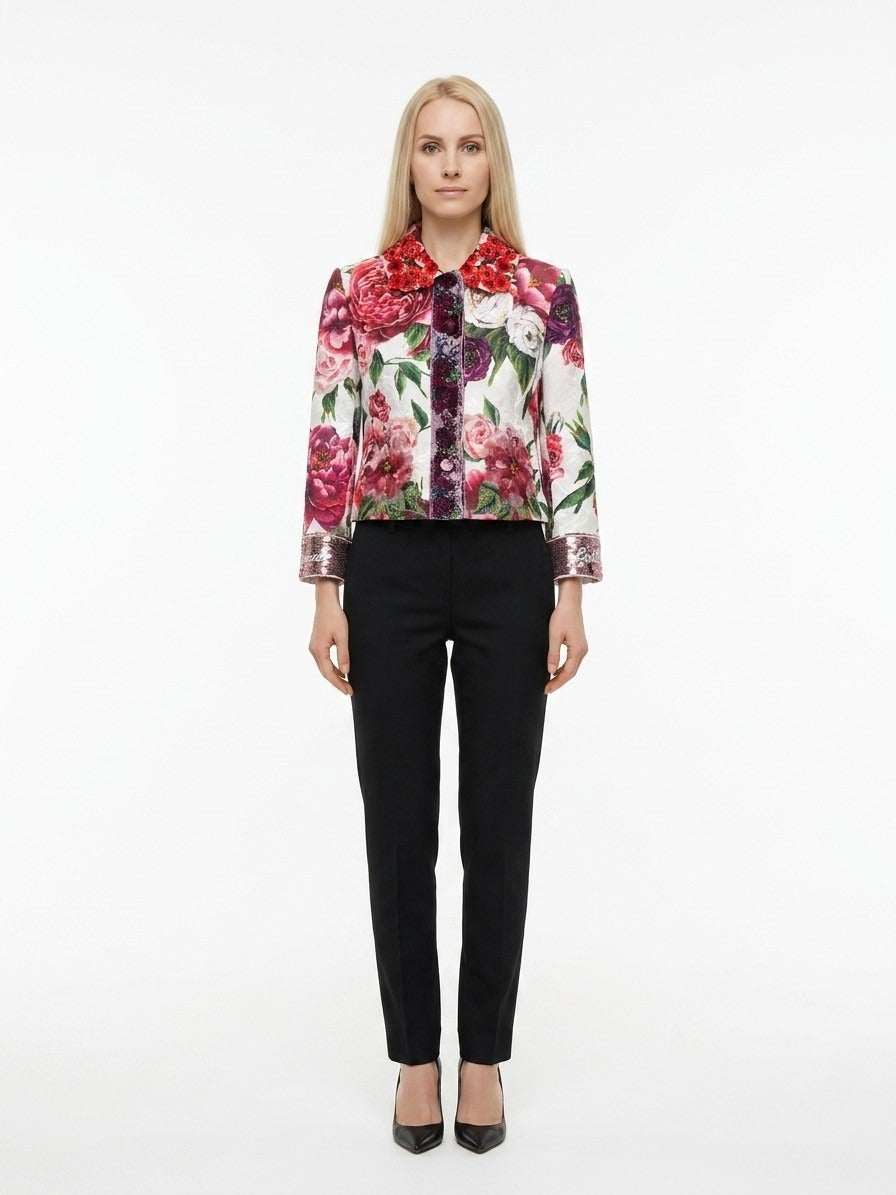 Dolce & Gabbana Mehrfarbige Baumwolljacke Und Mantel