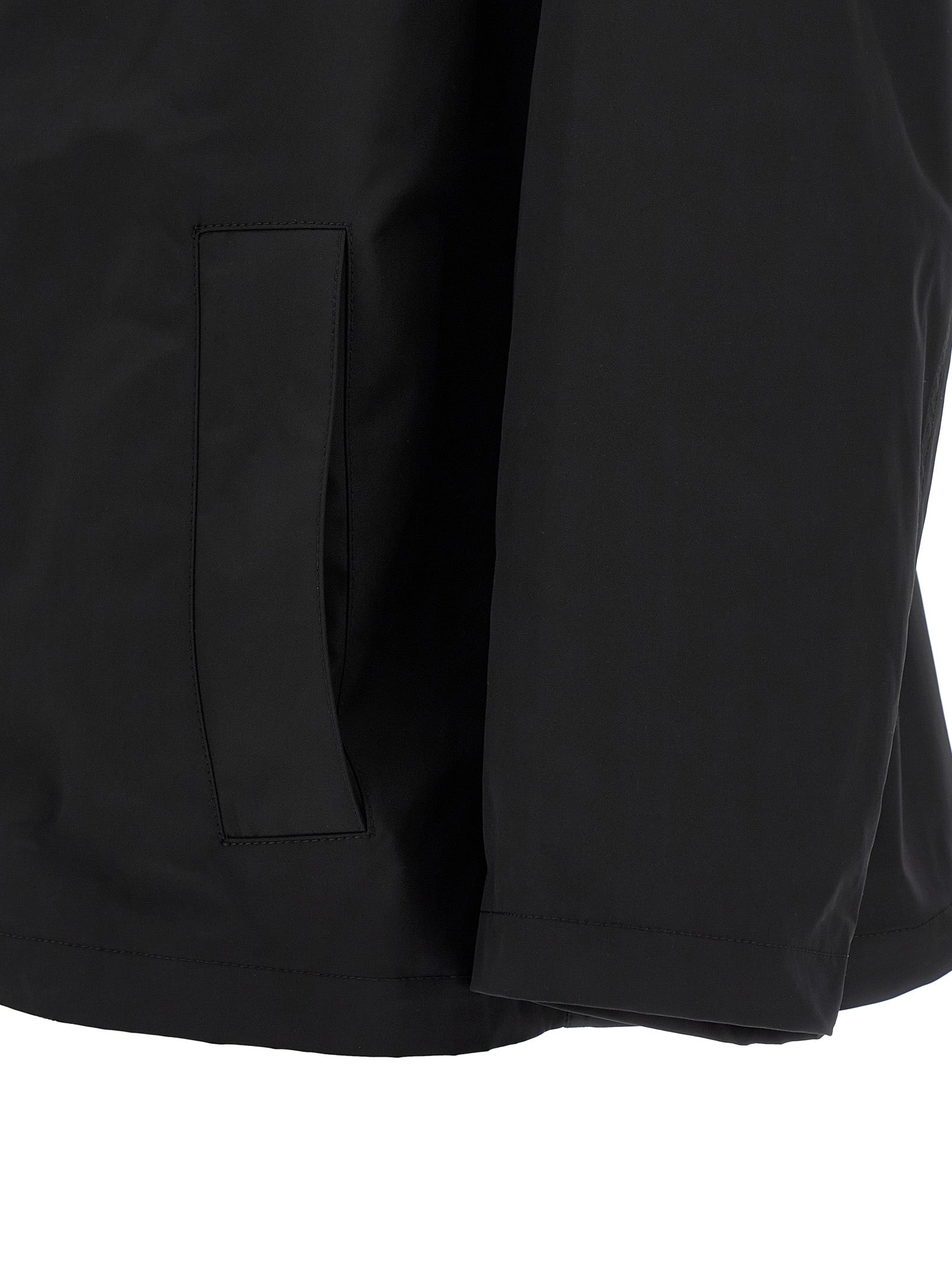 Balenciaga Schwarzer Parka aus Polyester