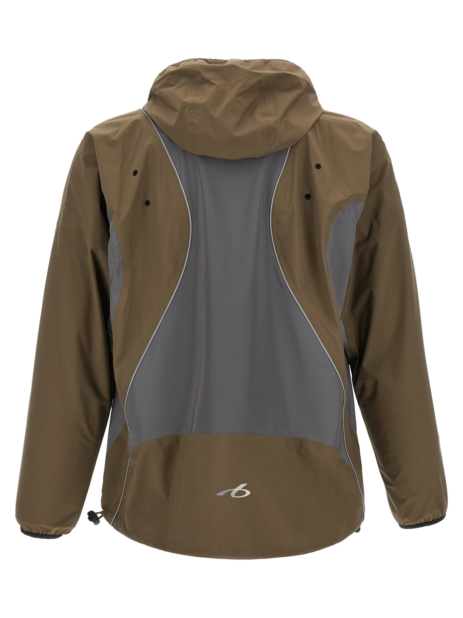 Balenciaga Grauer Parka aus Polyester