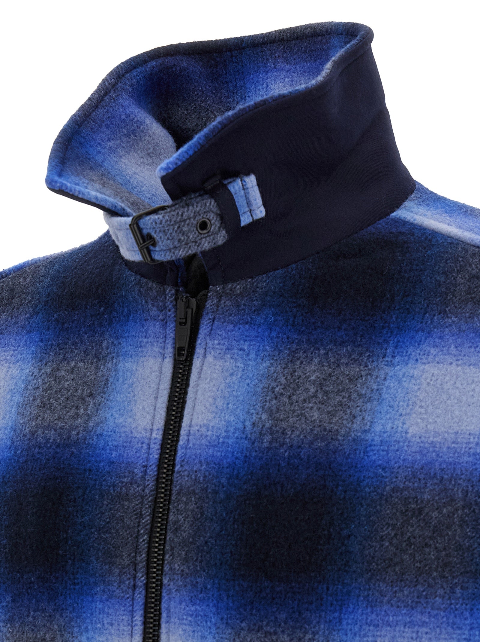 Balenciaga Blauer Bomber aus reiner Schurwolle