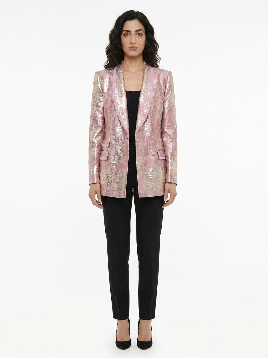 Dolce & Gabbana Mehrfarbiger Polyester-Blazer