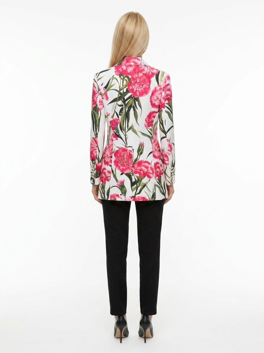 Dolce & Gabbana Mehrfarbiger Blazer aus Elasthan