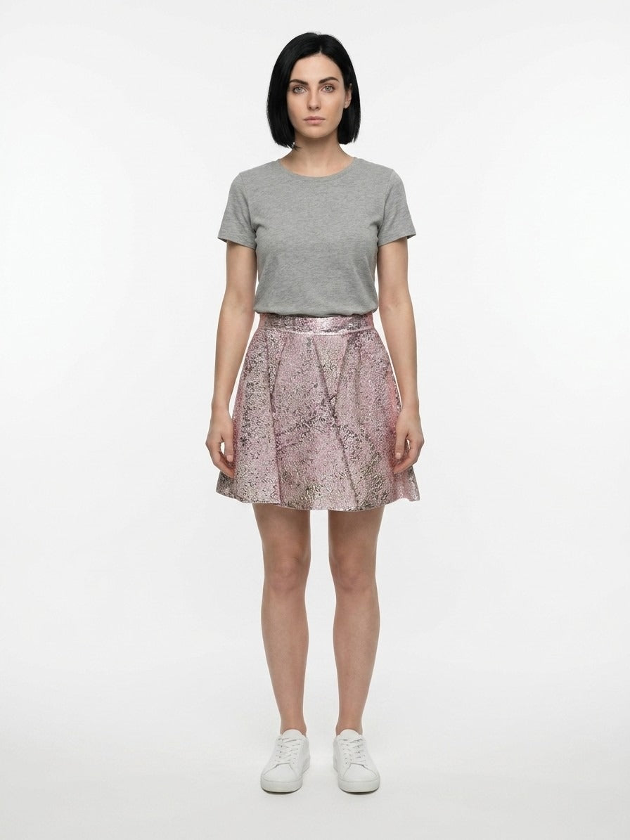 Dolce & Gabbana Minirock aus mehrfarbigem Polyamid