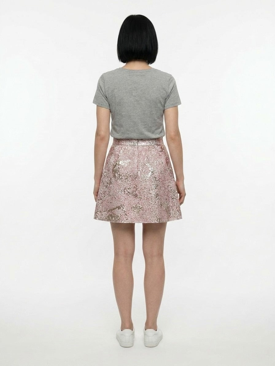 Dolce & Gabbana Minirock aus mehrfarbigem Polyamid