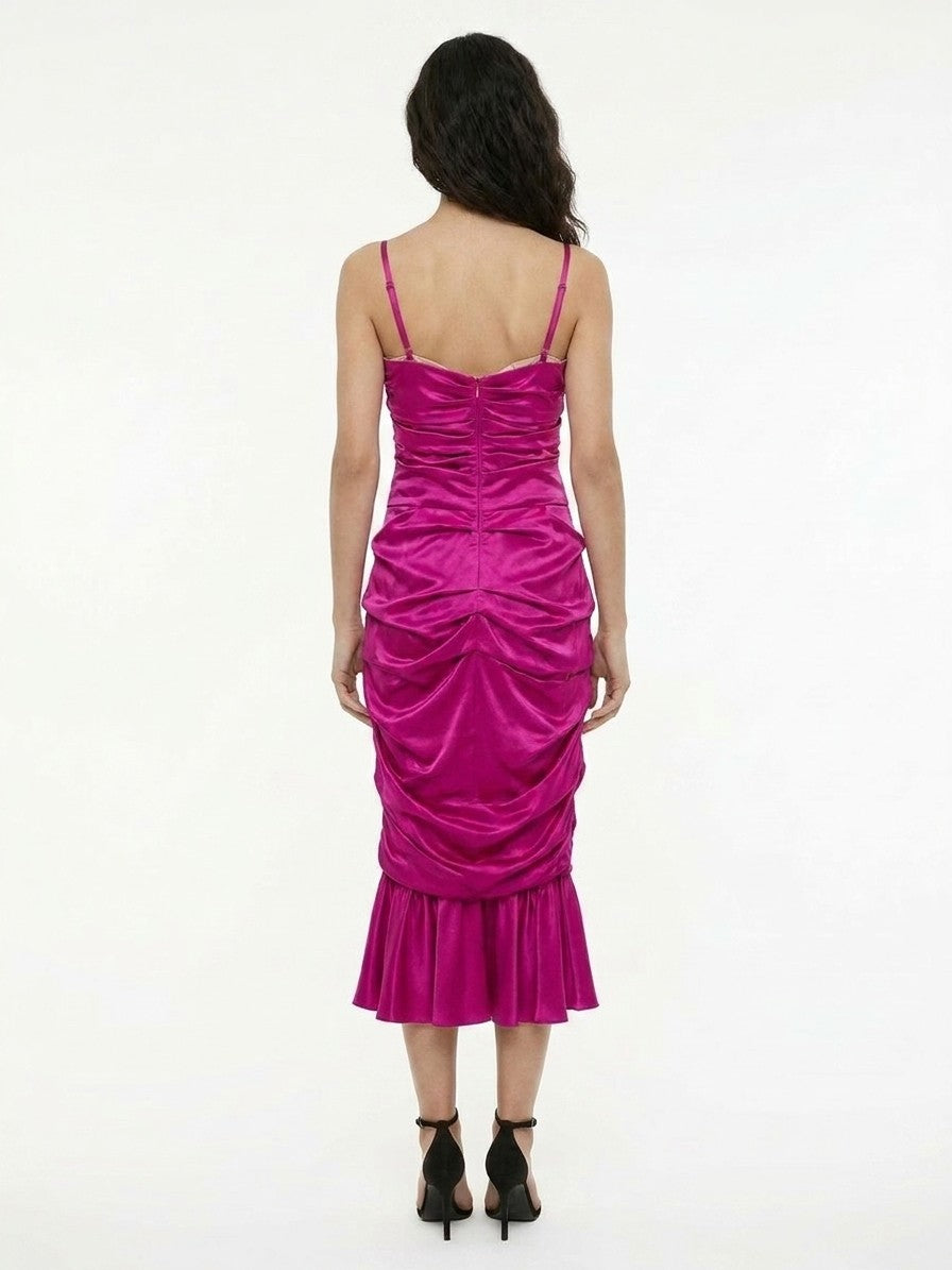 Dolce & Gabbana Violettes Etuikleid aus Elasthan