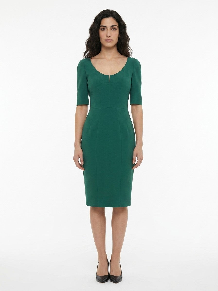 Dolce & Gabbana Grünes Freizeitkleid aus Acetat