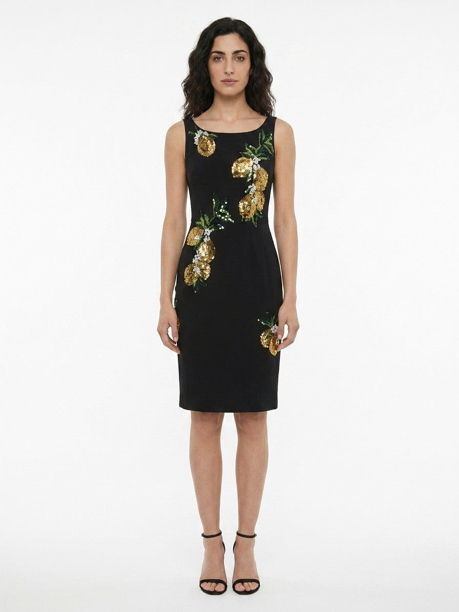 Dolce & Gabbana Schwarzes Baumwoll-Freizeitkleid