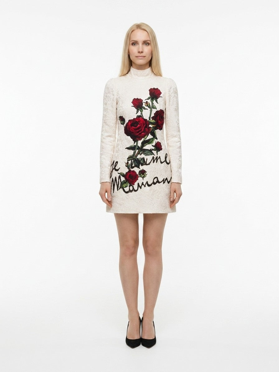 Dolce & Gabbana Weißes Baumwoll-Freizeitkleid