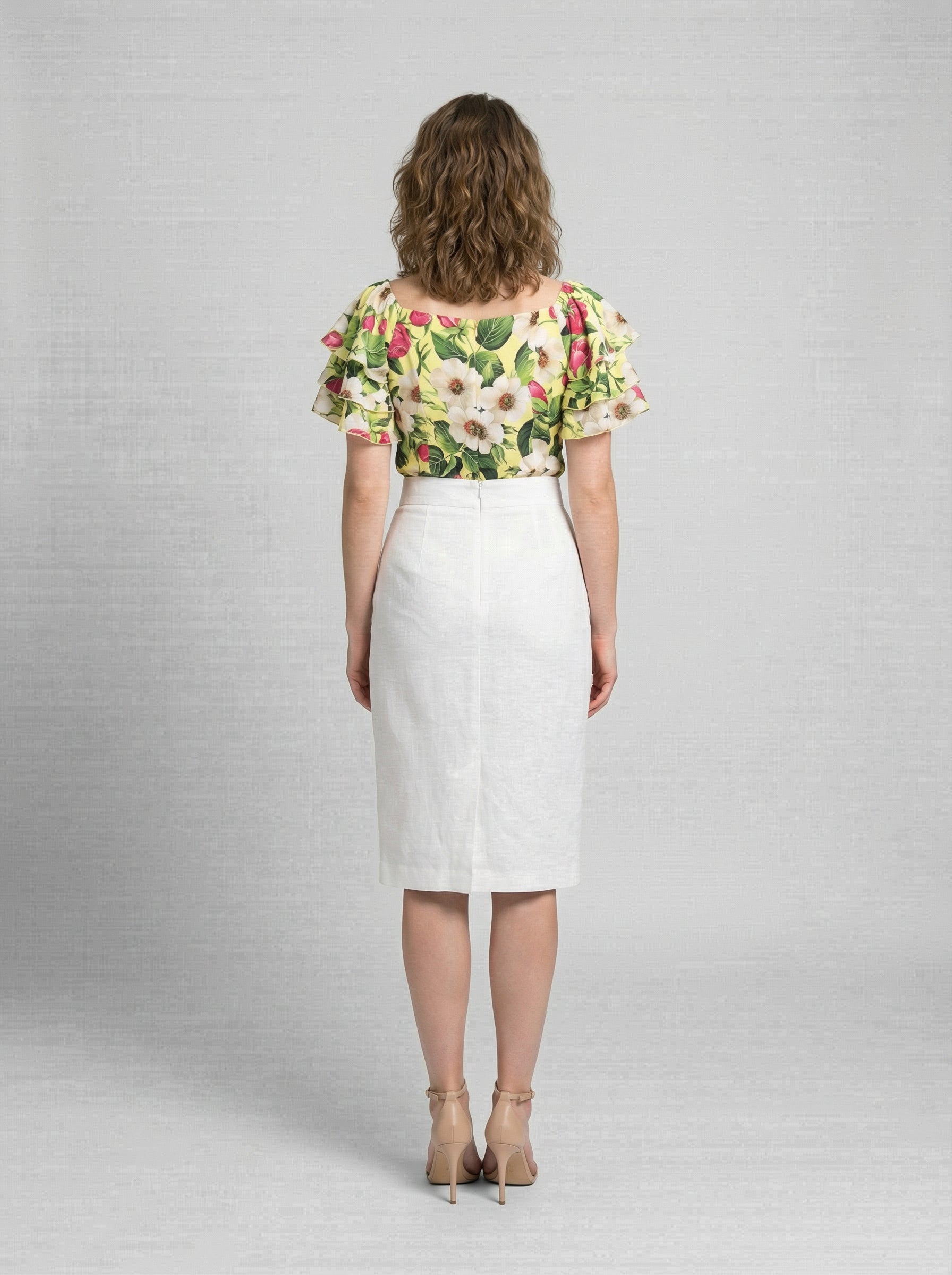 Dolce & Gabbana Mehrfarbiges Hemd aus Elasthan mit Muster