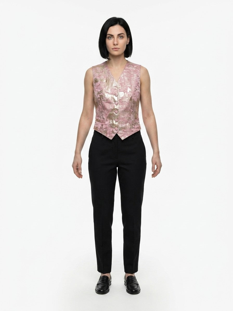 Dolce & Gabbana Weste aus Elasthan in Multicolor