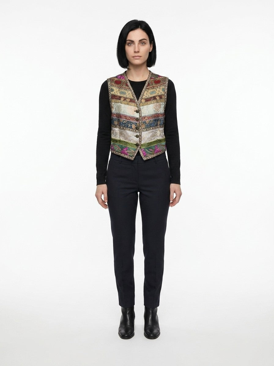 Dolce & Gabbana Mehrfarbige Polyamid-Weste