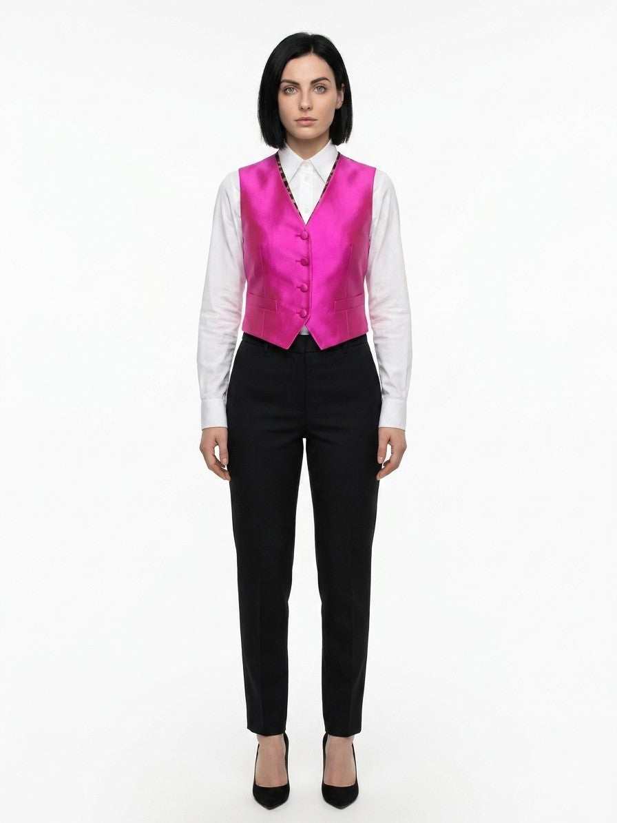 Dolce & Gabbana Rosa Polyamid-Weste