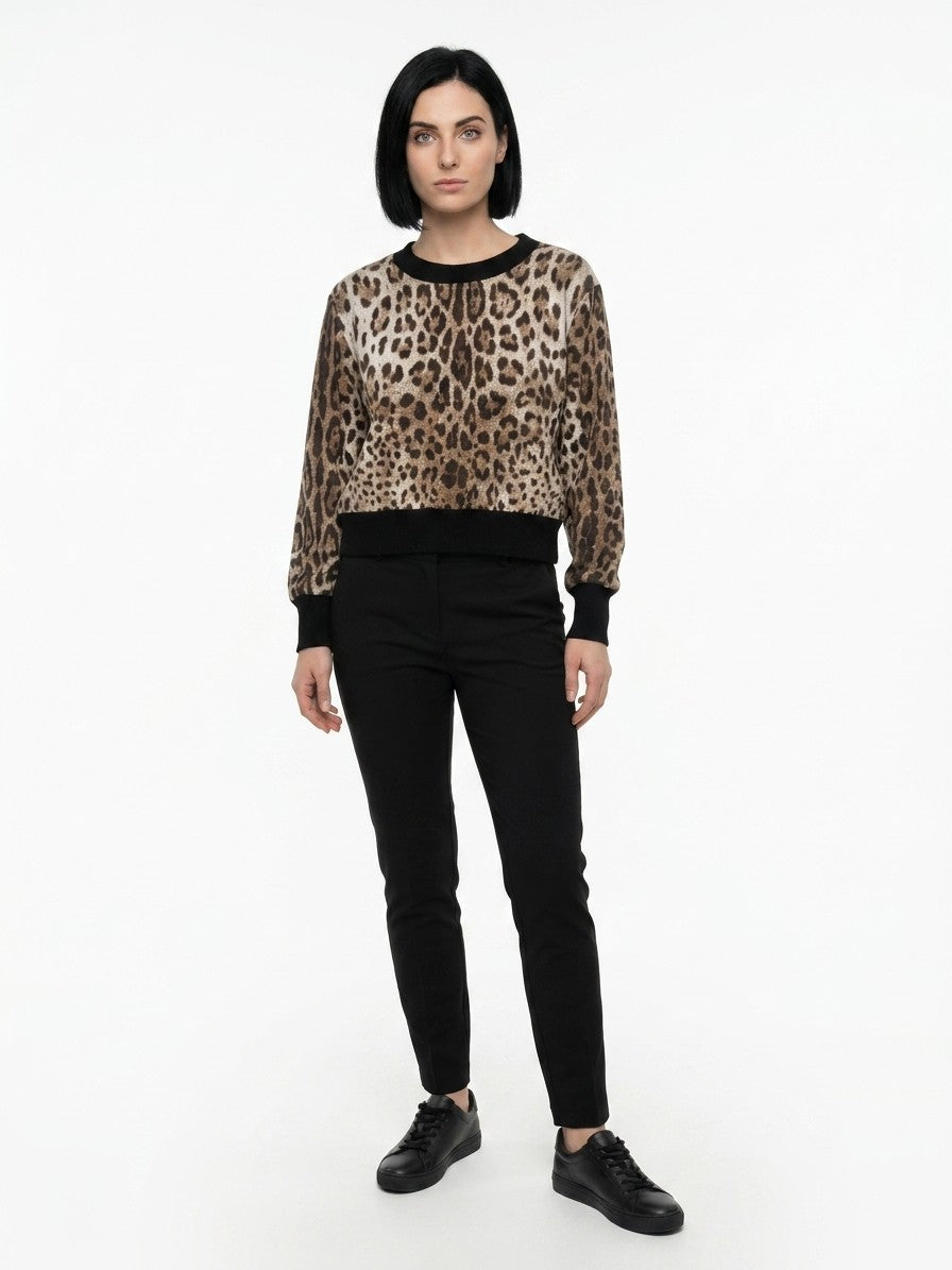 Dolce & Gabbana Mehrfarbiger Baumwollpullover