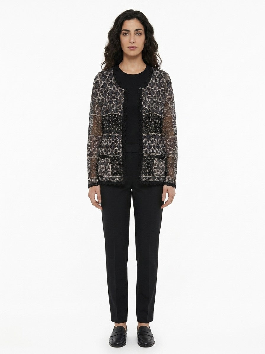 Dolce & Gabbana Blauer Seiden-Cardigan