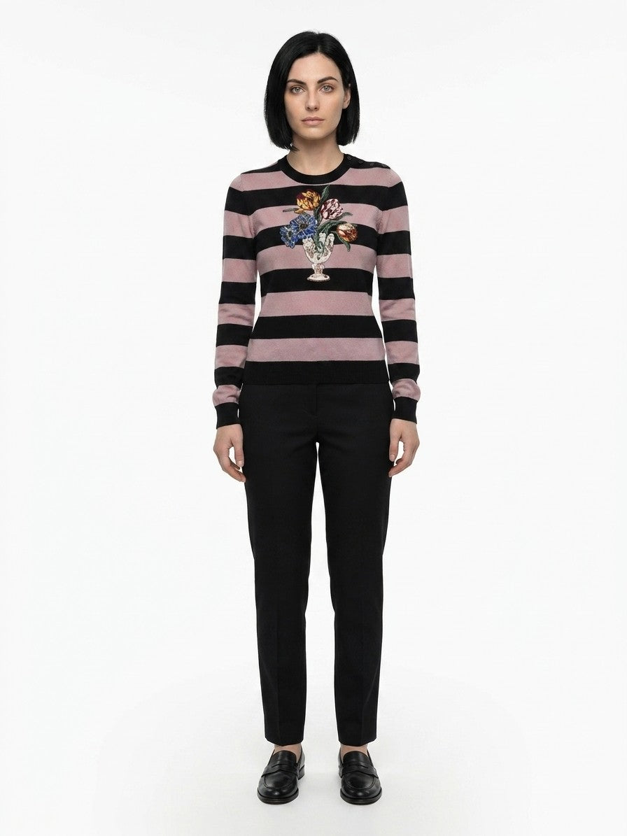 Dolce & Gabbana Kaschmir-Sweatshirt mit Farbverlauf
