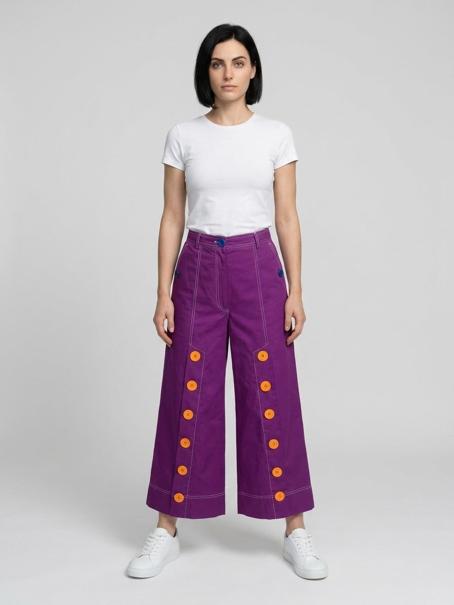 Dolce & Gabbana Lila Baumwoll-Jogginghose (Sporthose)