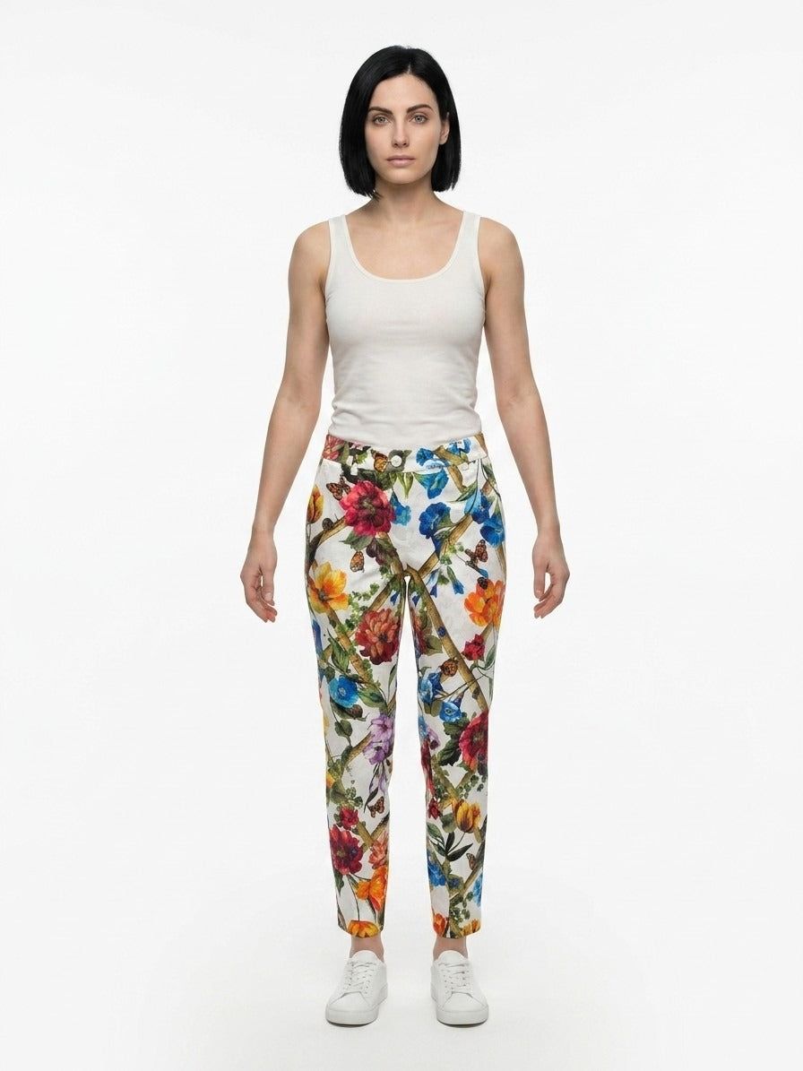 Dolce & Gabbana Mehrfarbige Baumwoll-Jogginghose (Trainingshose)