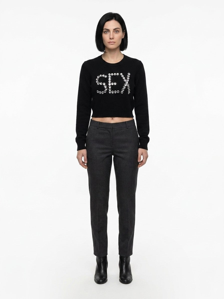Dolce & Gabbana Schwarzer Kaschmir-Pullover