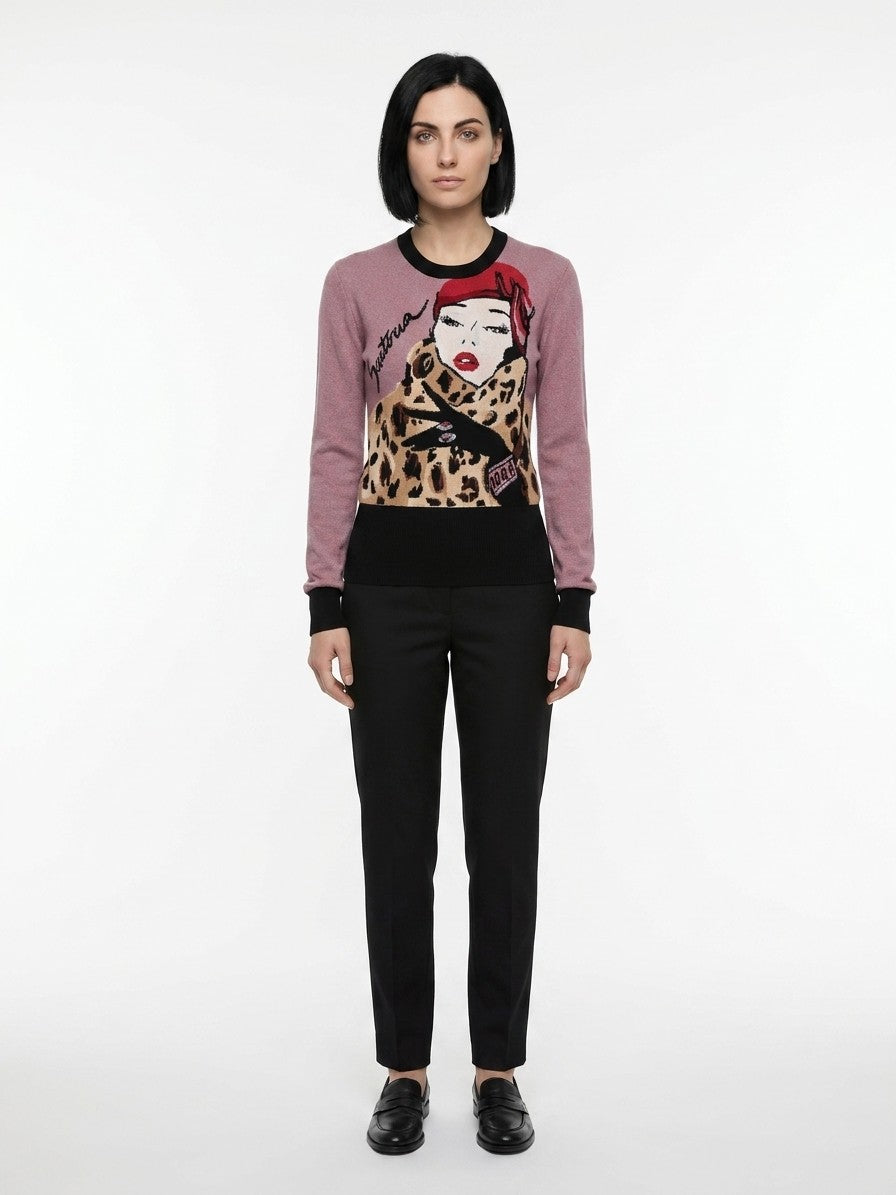 Dolce & Gabbana Kaschmir-Sweatshirt mit Farbverlauf
